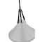 Nuvo Zelda 1-Light Pendant, E26 60W, Black, Gray Metal Shade, Faux Leather Straps 60/7646 - alternate 6